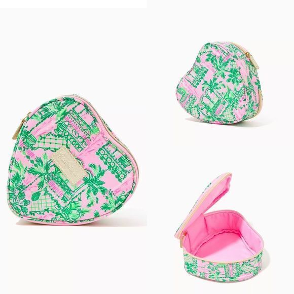 Lilly Pulitzer Handbags - Lilly Pulitzer Heart Cosmetic Case